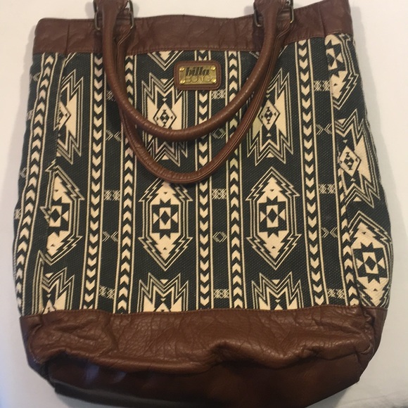 Billabong Handbags - Billabong Tribal Computer Bag Tote Purse